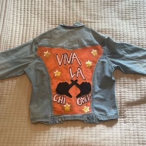 Chi Omega Customized Jean Jacket